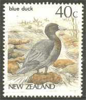 XW01-1013 New Zealand Oiseau Canard Bleu Blue Duck Bird Ente Anatra Pato - Canards