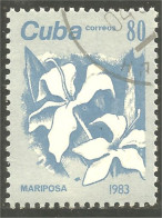 XW01-1973 Cuba Fleur Flower Mariposa Schmetterling Papillon Butterfly - Autres & Non Classés