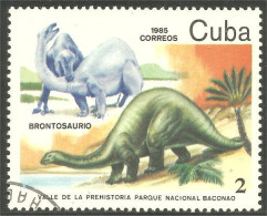 XW01-1988 Cuba Dino Dinosaur Dinosaure Brontosaure - Preistorici