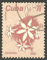 XW01-1972 Cuba Fleur Flower Blume Azucena Flower Fleur Blume Lis Lily Lilie Giglio Lirio - Autres & Non Classés