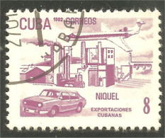 XW01-1950 Cuba Nickel Metal Avion Airplane Auto Automobile Car - Andere & Zonder Classificatie