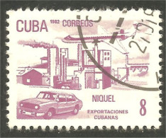 XW01-1949 Cuba Nickel Metal Avion Airplane Auto Automobile Car - Minerali