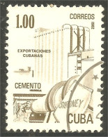 XW01-1939 Cuba Cemento Cement Ciment Construction Housing Maison - Oblitérés