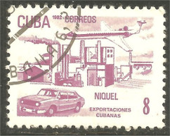 XW01-1924 Cuba Nickel Metal Avion Airplane Auto Automobile Car - Auto's