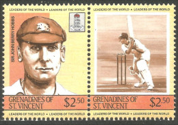 XW01-1919 Saint Vincent Cricket Sir John Beery Hobbs MNH ** Neuf SC Face $5.00 - Cricket