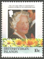 XW01-1881 British Virgin Queen Mother Elizabeth MNH ** Neuf SC - Familles Royales