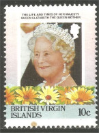 XW01-1880 British Virgin Queen Mother Elizabeth MNH ** Neuf SC - Familias Reales