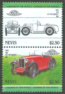 XW01-1872 Nevis Automobile Car Auto 1930 MG Mtype-Midget MNH ** Neuf SC Face $5.00 - Automobili
