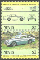 XW01-1875 Nevis Automobile Car Auto 1966 Ashton-Martin DB6 Hardtop MNH ** Neuf SC Face $6.00 - Automobili