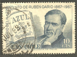 XW01-1858 Chile Ruben Dario Poète Poet Azul Book Ecrivain Writer - Schriftsteller