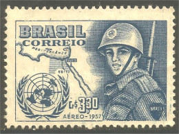 XW01-1833 Brazil 1957 UNO ONU Soldat Soldier Canal Suez Militaire Military - Militaria