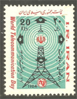 XW01-1788 Iran Antenne World Telecommunications Day Antenna No Gum - Telekom