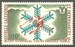 XW01-1803 Nouvelle Calédonie Jeux Olympiques Grenoble 1968 MH * Neuf Ch Légère - Winter 1968: Grenoble