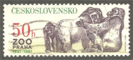 XW01-1758 Czechoslovakia Gorille Singe Monkey Gorilla Affe Scimmia Mono - Apen