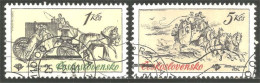 XW01-1751 Czechoslovakia Diligence Malle-poste Mail Coach Horse Cheval Pferd Paard Caballo - Kutschen