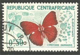 XW01-1707 Centrafricaine Central Africa Papillon Butterfly Schmetterling Farfala Mariposa - Vlinders