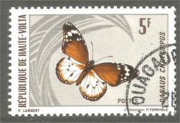 XW01-1704 Haute Volta Papillon Butterfly Schmetterling Farfala Mariposa - Obervolta (1958-1984)