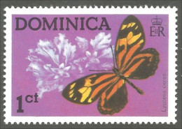 XW01-1701 Dominica Papillon Butterfly Schmetterling Farfala Mariposa MNH ** Neuf SC - Butterflies