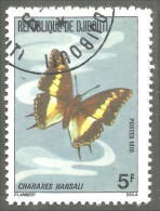 XW01-1679 Djibouti Papillon Butterfly Schmetterling Farfala Mariposa - Dschibuti (1977-...)