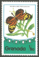 XW01-1683 Grenada Papillon Butterfly Schmetterling Farfala Mariposa MNH ** Neuf SC - Grenada (1974-...)