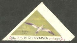 XW01-1671 Croatia Triangle Bird Oiseau Vogel Uccello Pájaro MNH ** Neuf SC - Autres & Non Classés