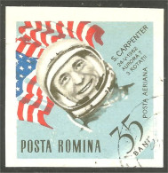 XW01-1668 Romania Space Espace Cosmonaute Carpenter Cosmonaut Drapeau Flag - Europe