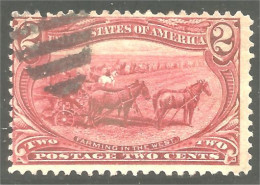 XW01-1670 USA Farming West Agriculture Fermier Cheval Horse Pferd - Agriculture