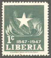 XW01-1657 Liberia Etoile Star Palms Palmes Armoiries Coat Arms MNH ** Neuf SC - Stamps