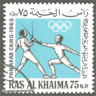 XW01-1630 Ras Khaima 75 NP Escrime Scrima Fechte Fencing - Fencing