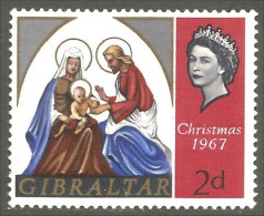 XW01-1628 Gibraltar Noel Christmas Weihnachten Natale Nativité Nadal MH * Neuf - Weihnachten