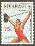 XW01-1586 Nicaragua Haltérophilie Weight Lifting - Gewichtheben