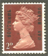 XW01-1580 United Kingdom Elizabeth II Commercial Overprint Southern Gas Board - Sonstige & Ohne Zuordnung