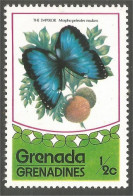 XW01-1566 Grenada Papillon Emperor Butterfly Schmetterling Farfala Mariposa MNH ** Neuf SC - Papillons