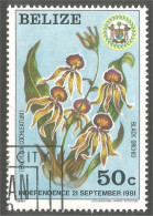 XW01-1568 Belize Orchidée Noire Black Orchid Orkid - Orchidées
