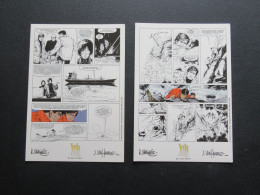 2 Postkaarten XIII - Comicfiguren
