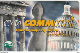 CYPRUS - Monuments 1, Cyta COMMcard First Issue 3 Pounds, Tirage 50000, 05/02, Used - Cyprus