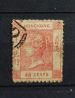 05 - 24 - Hong Kong N°6 - Sans Filigrane - Cote : 450 Euros (Possible Faux !) - Oblitérés