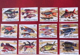 République De GUINÉE 1971 12 V Neuf MNH  ** Yt 428 / 439 Pez Fish Peixe Fisch Pesce Poisson GUINEA - Fische