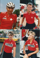 Beatria GMUR, Barbara GANZ, Manucla WOHLGEMUTH, Isabelle MICHEL - Cyclisme