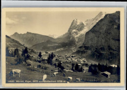 10718600 Muerren BE Muerren Eiger Wetterhorn * Muerren - Autres & Non Classés