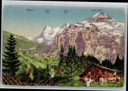 10718598 Muerren BE Muerren Eiger Moench Jungfrau X Muerren - Autres & Non Classés