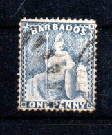 BARBADOS - 1875/1878 - One Penny - Queen Victoria - Used     MyRef:E - Barbados (...-1966)