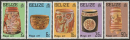THEMATIC CULTURE: MAYAN ARTEFACTS (2nd Series)    5v   -   BELIZE - Other & Unclassified