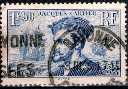 France,1934 Jaque Caetier,Y*T#297,MC.293,cancel:Bayonne,03.03.1935as Scan - Usados