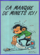 Carte Postale Bande Dessinée   Franquin Gaston Lagaffe    N° 73  Très Beau Plan - Comicfiguren