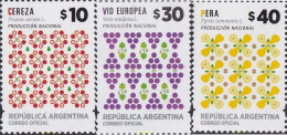 731491 MNH ARGENTINA 2016 SERIE CORRIENTE. FRUTAS - Unused Stamps