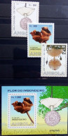 Angola 2021, Imbondeiro Flower, MNH S/S And Stamps Set - Angola