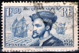 France,1934 Jaque Caetier,Y*T#297,MC.293,cancel:as Scan - Usados