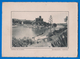 Castelo De Almorol Almourol - Postal Publicitário Duplo Mendes & Anjos Olhão Lisboa 1953 Vila Nova Da Barquinha PORTUGAL - Santarem