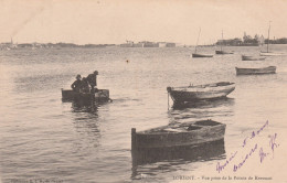 56 LORIENT  KERNEVEL   Vue Prise De La Pointe Kerouan  ... Kernevel à Droite Et Port-Louis à Gauche TB PLAN 1905  RARE - Lorient